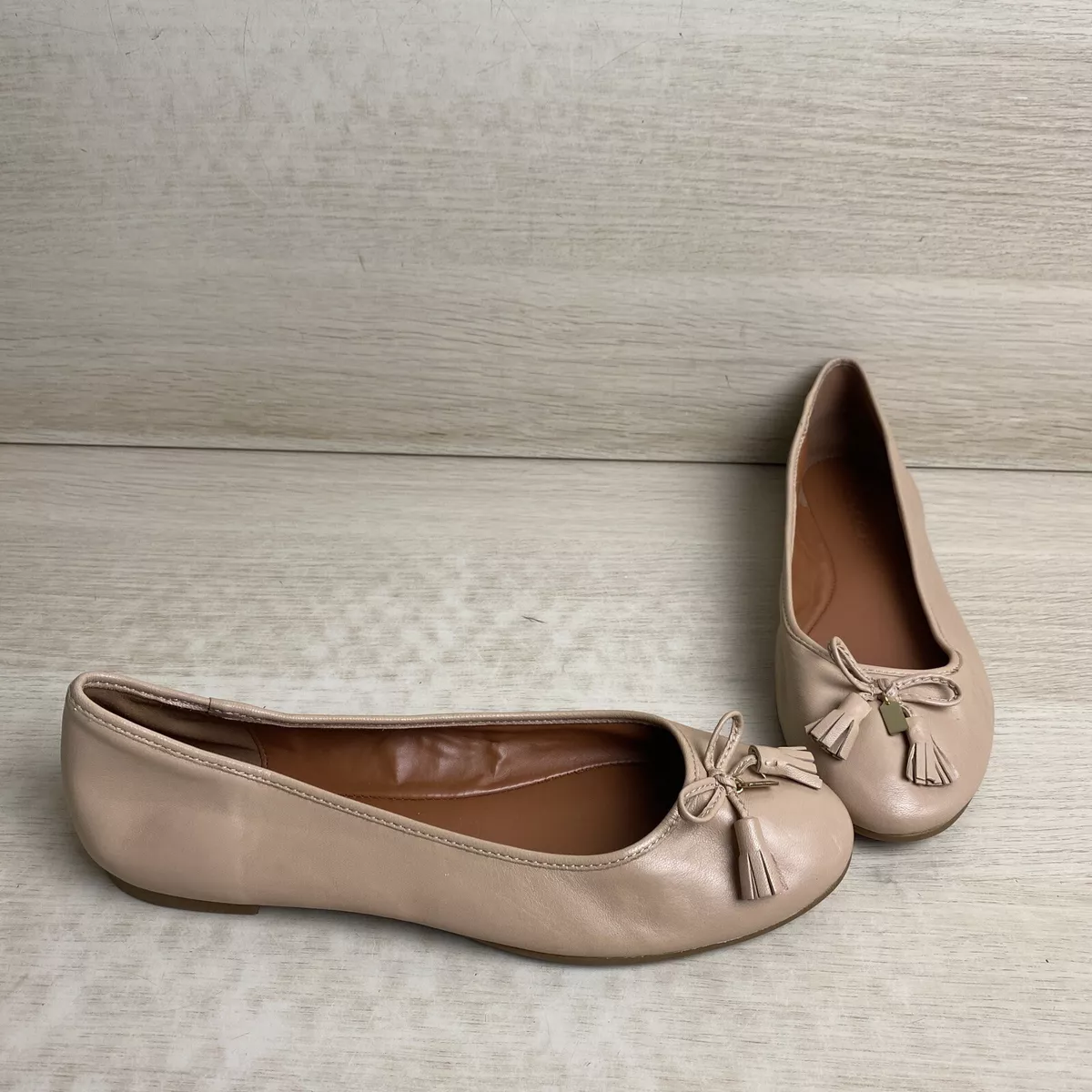 Nude round toe flats clearance