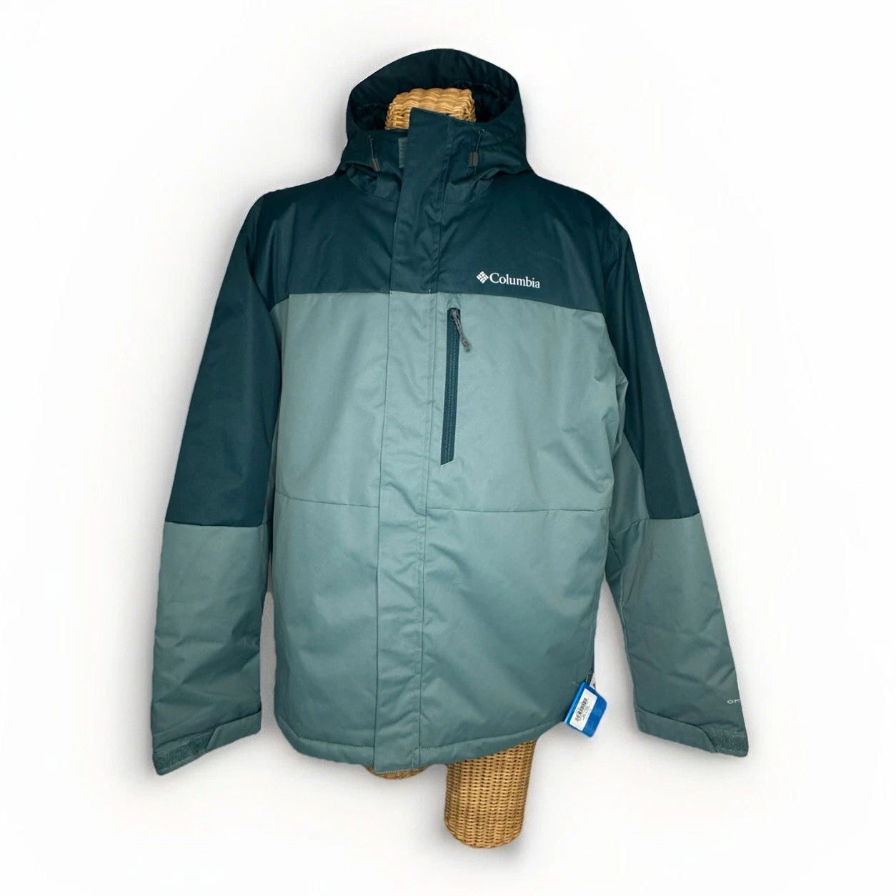 Columbia Men’s Hikebound Insulated Jacket, Metal/Night Wave, Size XL, New