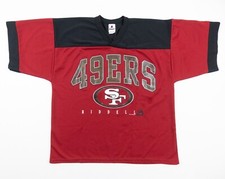Vintage San Francisco 49ers Jersey Mens XLarge Red NFL Football Riddell 90s 1996