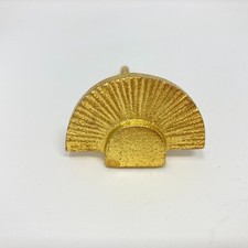Gold Half Fan Art Deco Style Knob Metal Drawer Pulls, Drawer Knobs