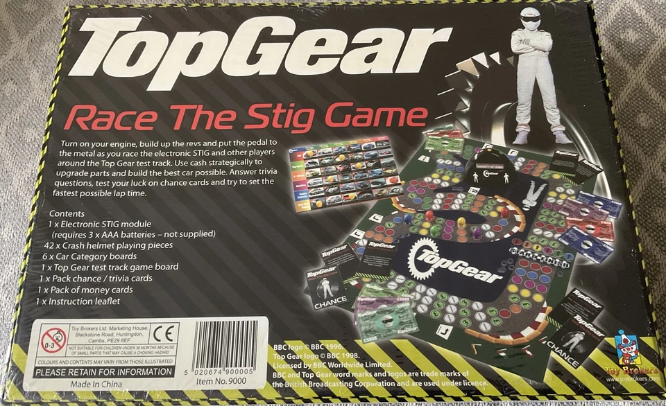 Top Gear Race The Stig Game Interactive Motorsport Board Game 1998 New & Sealed - Image 2 of 4