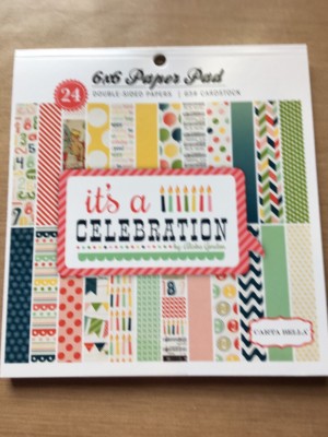 Echo Park Paper ITS A CELEBRATION 6x6 Scrapbook Paper Pad