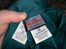 CHEROKEE WORKWEAR Women's XS Scrubs Set Green V-Neck Drawstring 4700  4100 NEW
