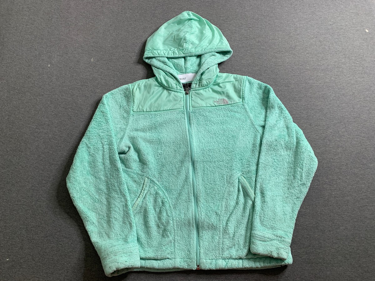 Face Fleece Jacket North Face Jacket Mint Green Zip Fleece Hoodie