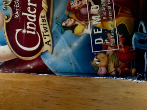 disney Cinderella A Twist in Time demo VHS as is use for parts mold damagetotape - Picture 14 of 14