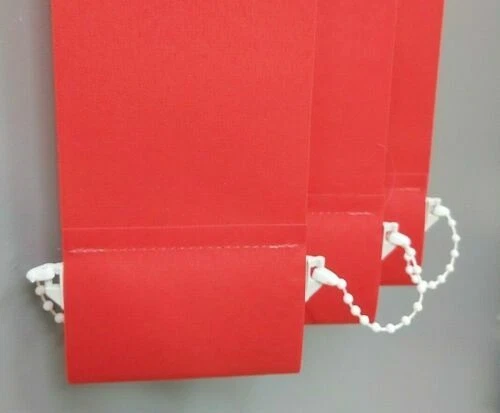 Red Fabric Window Curtains, Blinds & Accessories