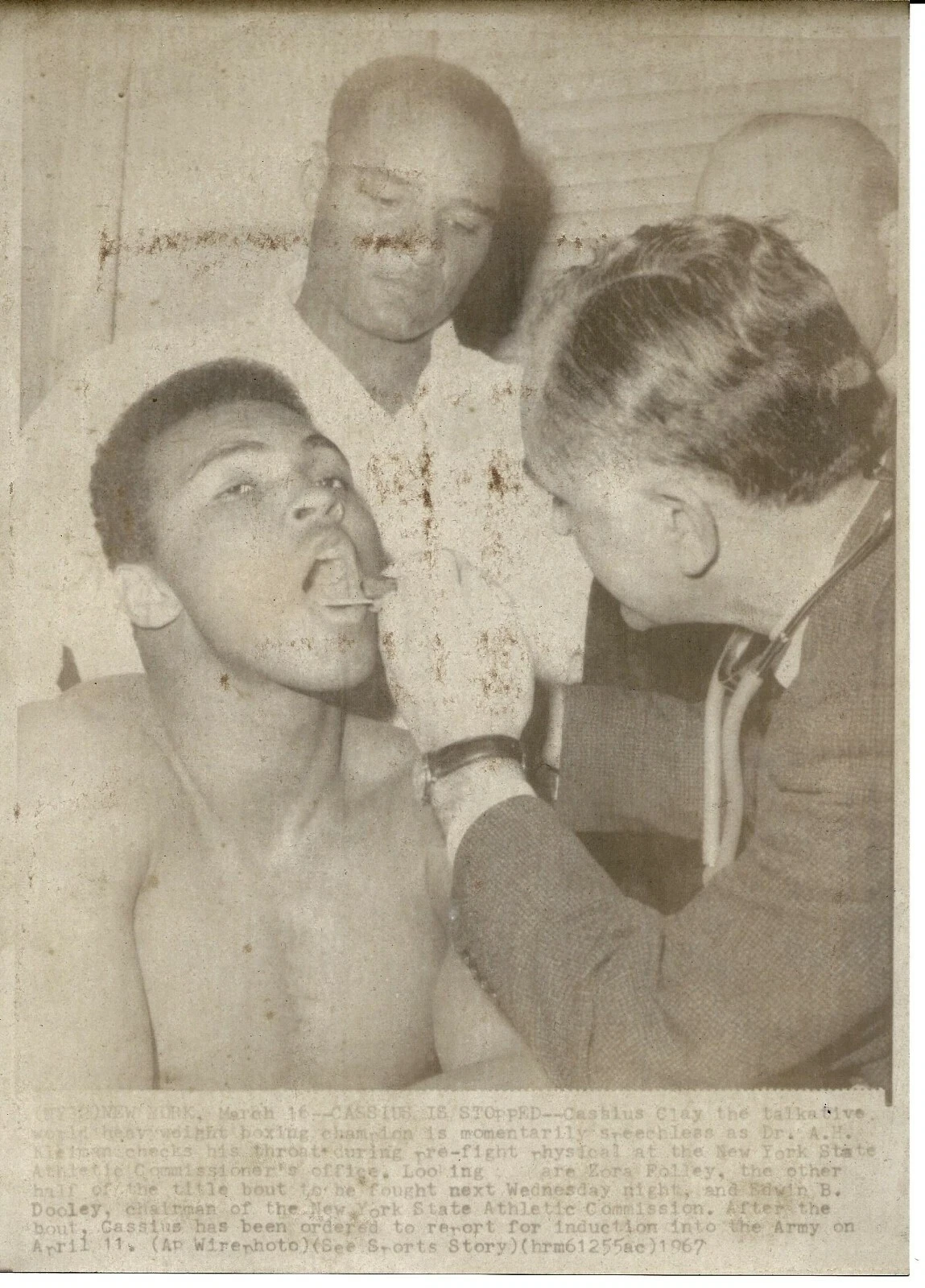 (Lot of 15) MUHAMMAD ALI 60-70s Vintage Laser Wire Press Boxing Photos - 画像4/12