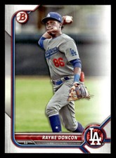 2022 Bowman Draft #BD-188 Rayne Doncon Card Los Angeles Dodgers