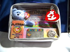 TY Beanie Babies Official Club Platinum Membership Bag 1999 NEW SEALED UNOPENED