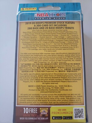 2019-20 Panini NBA Hoops Premium Stock Hanger Box | eBay