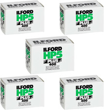 Pack of 5 1574577 HP5 Plus, Black and White Print Film, 35 Mm, ISO 400, 36 Expo