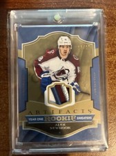 2022-23 ARTIFACTS HOCKEY YEAR ONE ROOKIE SWEATERS ALEX NEWHOOK 4CLR PATCH 15/25