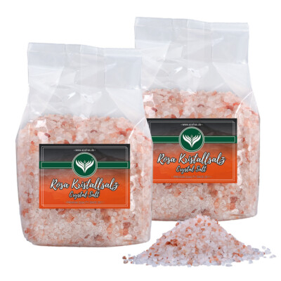 Kristallsalz 2kg granulat / grob (bekannt als Himalaya Salz) aus Pakistan