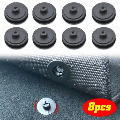 Fußmatten Halter Befestigung Gummimatten Clip Universal Für VW SEAT AUDI SKODA - - Bild 1 von 4