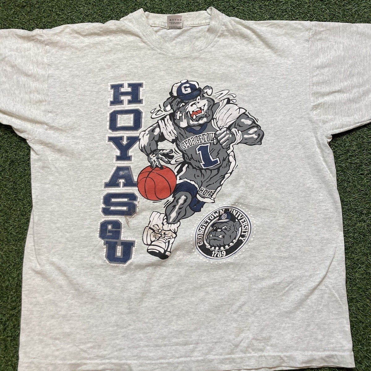 Hoyas Shirt XL Vintage 90s University Georgetown Basketball Hoyas Shirt XL Vintage 90s University Georgetown Basketball