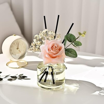 NEW COCODOR Rose Flower Reed Diffuser Garden Lavender 6.7oz(200ml) 1 Pack Reed