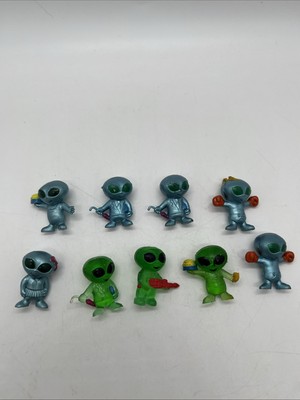 Vintage Mini Aliens Figures Vending Gumball Machine Toys Lot 9 | eBay
