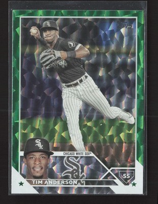 Tim Anderson 2023 Topps #282 Green Foil SN TYW5
