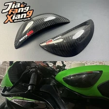 100% Real carbon fiber fuel tank guard slider Cover For Kawasaki ZX6R 2019-2024