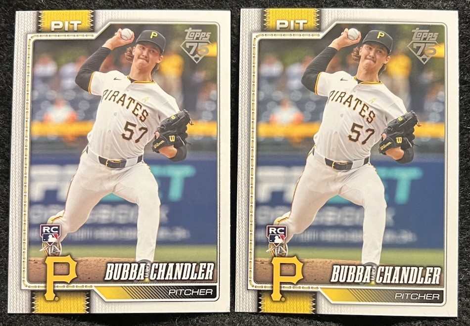 2026 Topps Series 1  - Bubba Chandler  - Pirates - #283 - RC + Extra