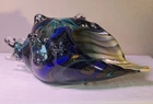 Hand Blown Murano? 10.5" Vintage Glass Art Conch Sea Shell Sculpture Incredible