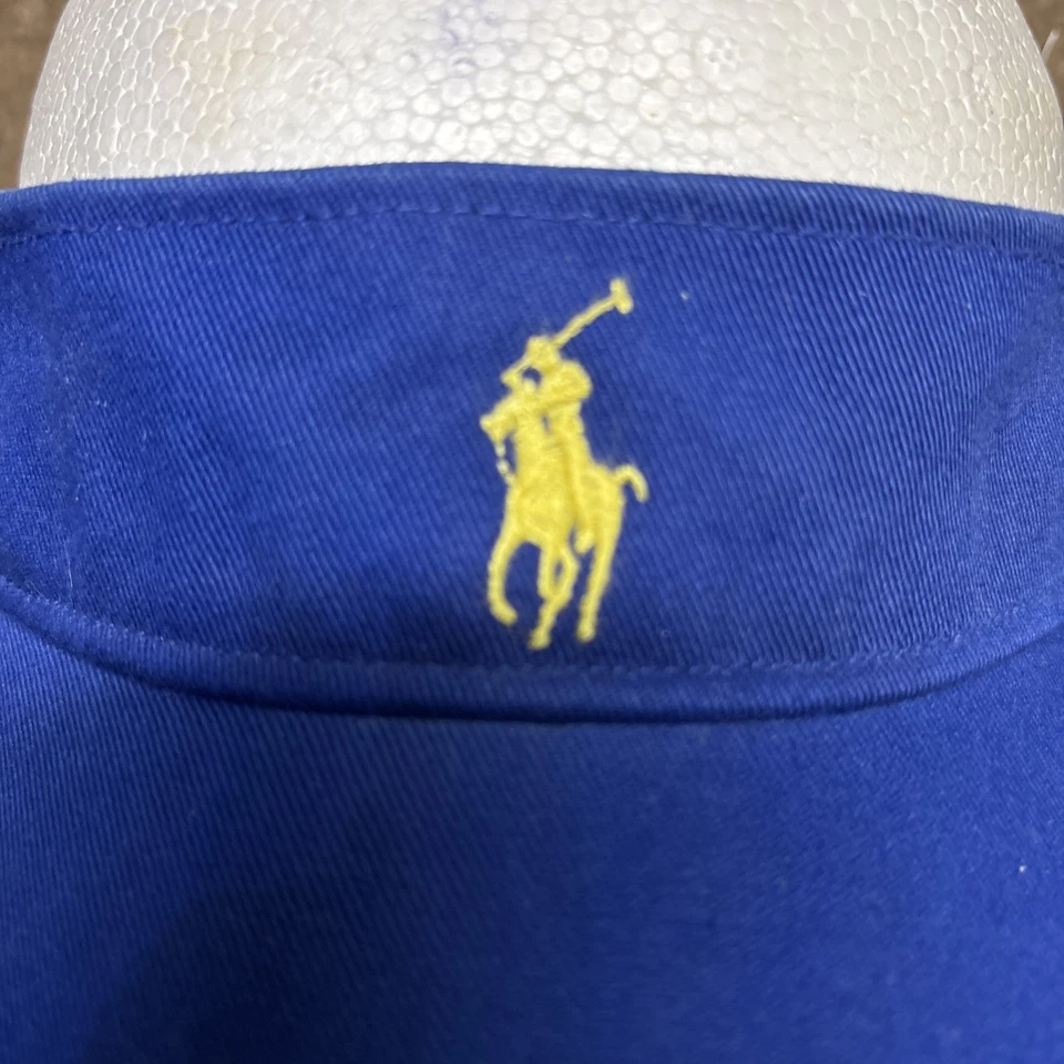 NUEVO CON ETIQUETAS Polo Ralph Lauren Caqui Visera Gorra Ajustable Algodón Correa Logo Clásico Foto 3 de 4