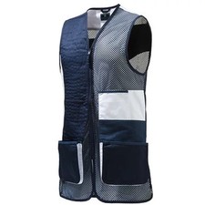 NWT Beretta Mens Uniform Pro Shooting Vest - Blue Navy  White GT3421130543XXL 