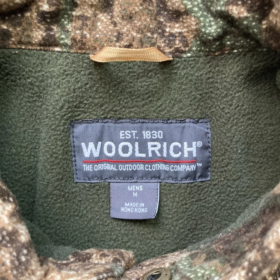 Woolrich Camp Hunting Jacket Coat Men's Medium Snap Vintage Deer Hunt Outdoors - Image 3 of 4