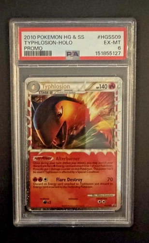 Pokemon HG & SS Black Star Promo HGSS09 Typhlosion Holo PSA 6