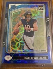 2024 Panini Donruss Optic Rated Rookie Caleb Williams #201 Blue Scope Prizm (RC)