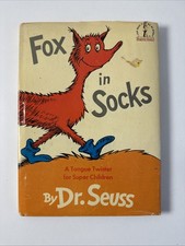 Dr Seuss (Theodor Geisel) FOX IN SOCKS - 1965 1st Edition - HB w/ DJ