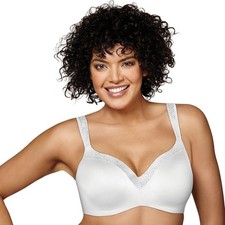 Bali One Smooth U Balconette Underwire Bra DF4823 White 36DD White NWT