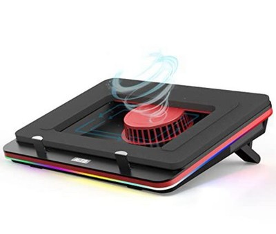GT500 Powerful Turbo-Fan (5000 RPM) Laptop Cooling Pad with Infinitely Variable