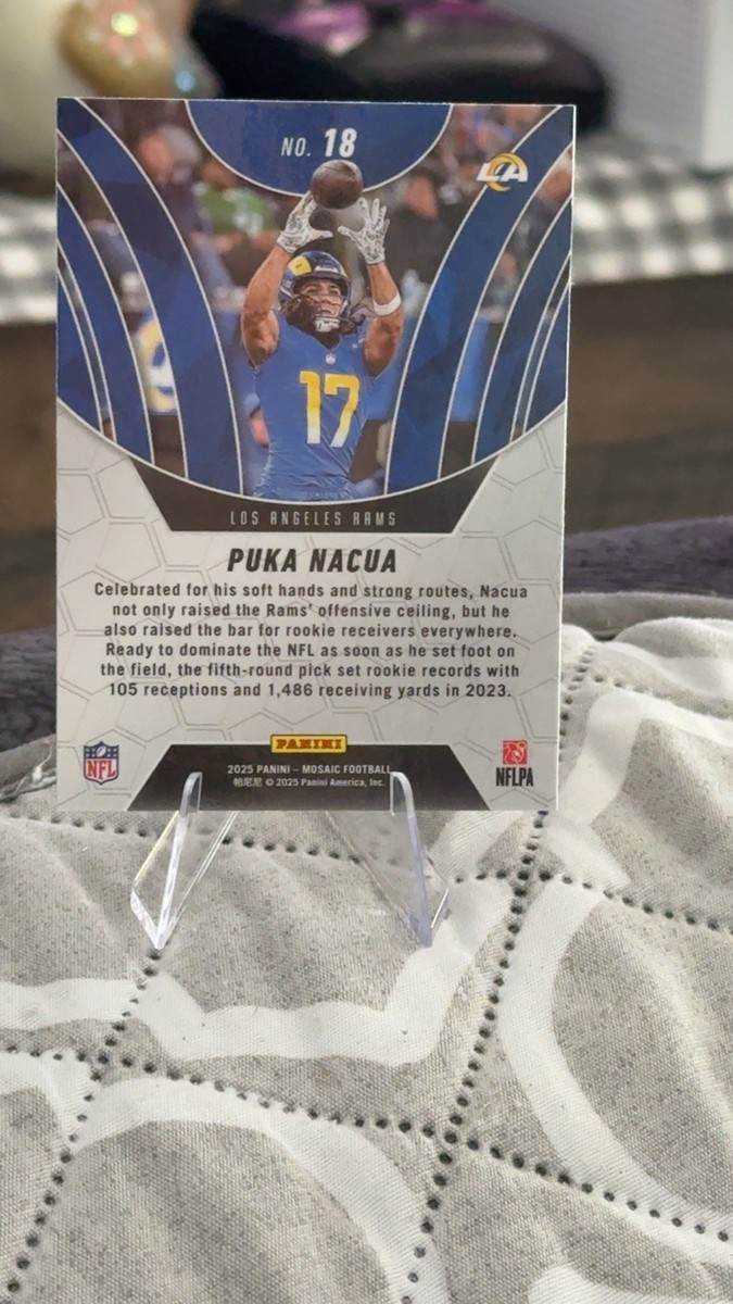 2025 Panini Mosaic - Elevate Puka Nacua #18 Rams | eBay