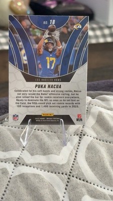 2025 Panini Mosaic - Elevate Puka Nacua #18 Rams | eBay