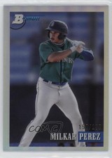 2021 Bowman Heritage Prospects Chrome Refractor 158/199 Milkar Perez #169 0hw6