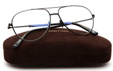 NEW TOM FORD TF 5829-B 001 Black Eyeglasses Frame 57-14-145mm B44mm Italy