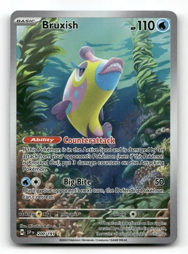 Bruxish 200/191 - Surging Sparks - Pokemon Card NM/M