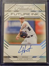 2024 Panini Flawless Future Ink Rookie RC Auto /25 Cade Horton #FI-CH 
