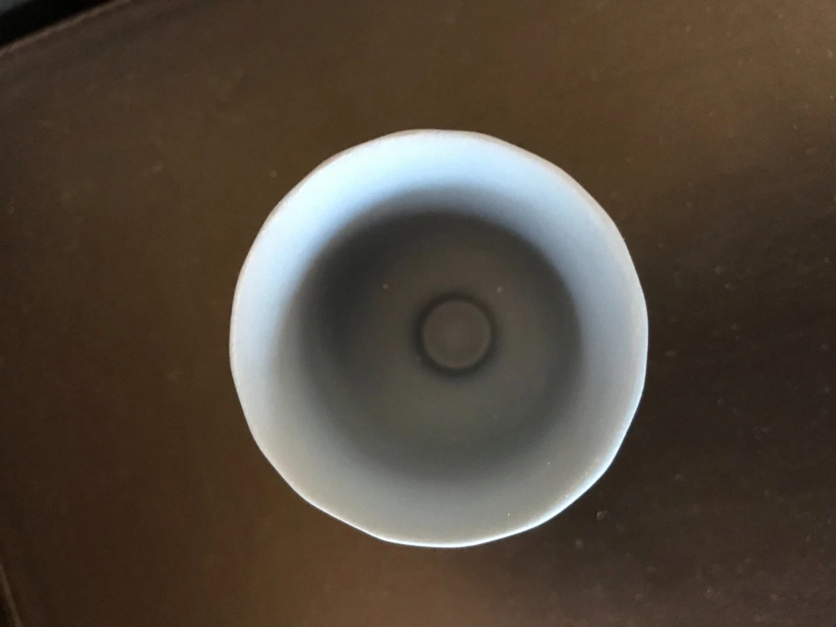 Wedgwood Blue Jasperware fluted Egg cup in excellent condition