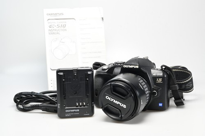 #ad #ad Olympus E 510 IS 10MP Digital SLR Camera Body E510 W 14 42 Lens #G975 $139.49