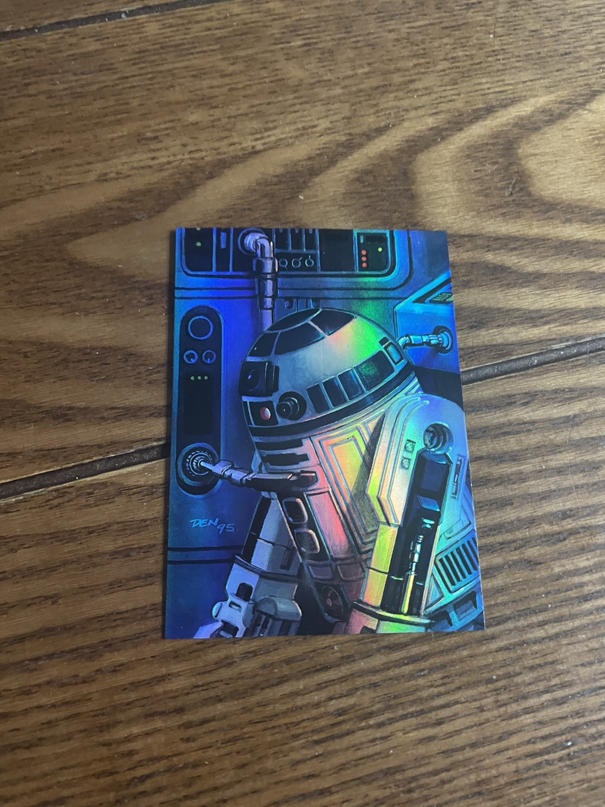 1996 Star Wars Topps Finest GOLD REFRACTOR #83 R2-D2