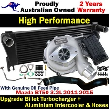 Billet Turbor&Intercooler+Hoses&Oil Feed Pipe For Mazda BT50 3.2L 2011-2015