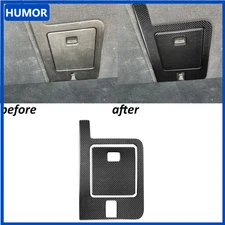 For Volvo XC60 18-25 Real Carbon Fiber Interior Rear Seat Back Panel Cover Trim