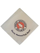 Rare Great Northern Glacier Natl Park Route Empire Builder Napkin c.1947-1955