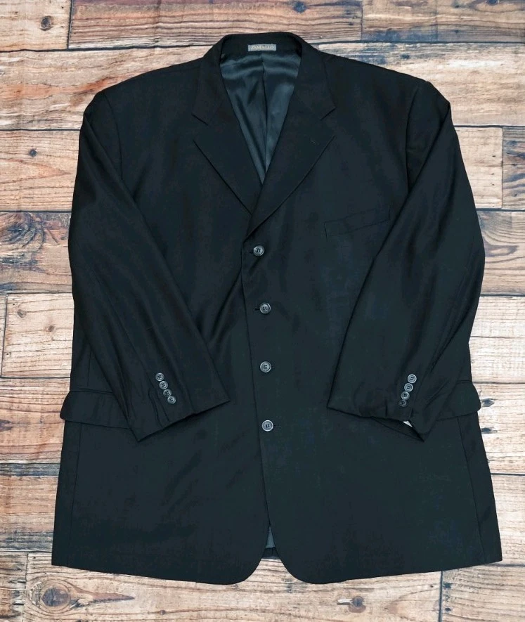 Four-Button Black Suits & Blazers for Men for sale | eBay