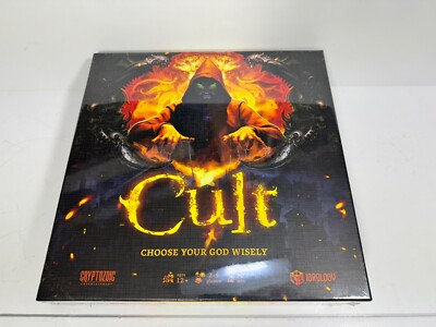 Cryptozoology Cult Choose Your God Wisely Board Game 12 & Up New Sealed (79)