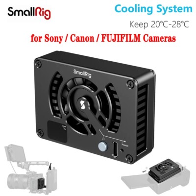 SmallRig Camera Cooling System Fr Sony ZV-E10 A6700 Canon 70D R6 Fuji X-T4 X-S10