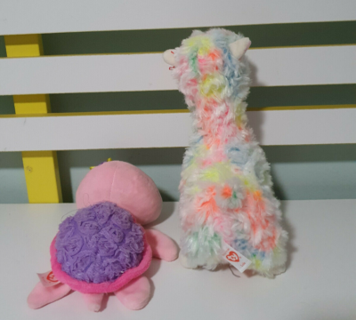 Ty Beanie Boo Lola TY BEANIE BOOS LOLA ALPACA ROSIE TURTLE UK