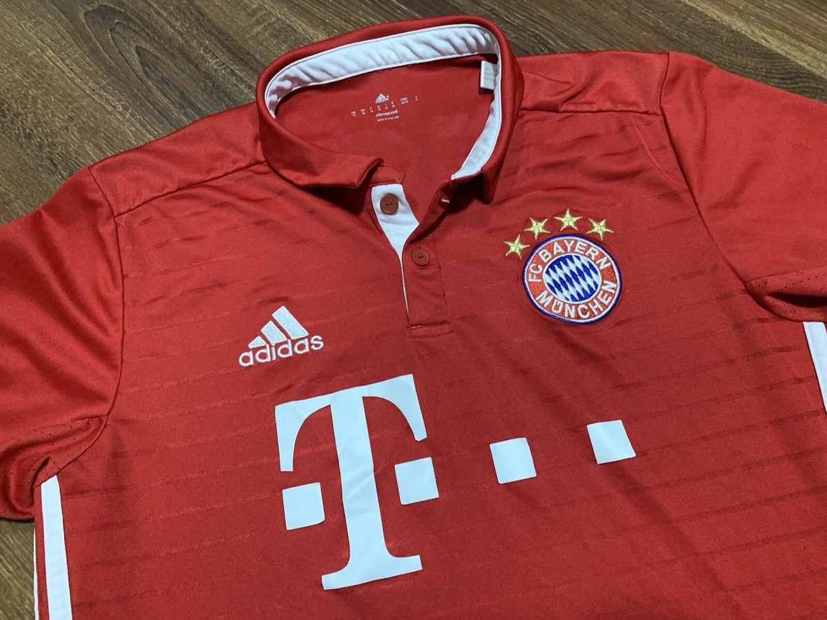Adidas Bayern Munich 16/17 Home Soccer Jersey Football Shirt Size
